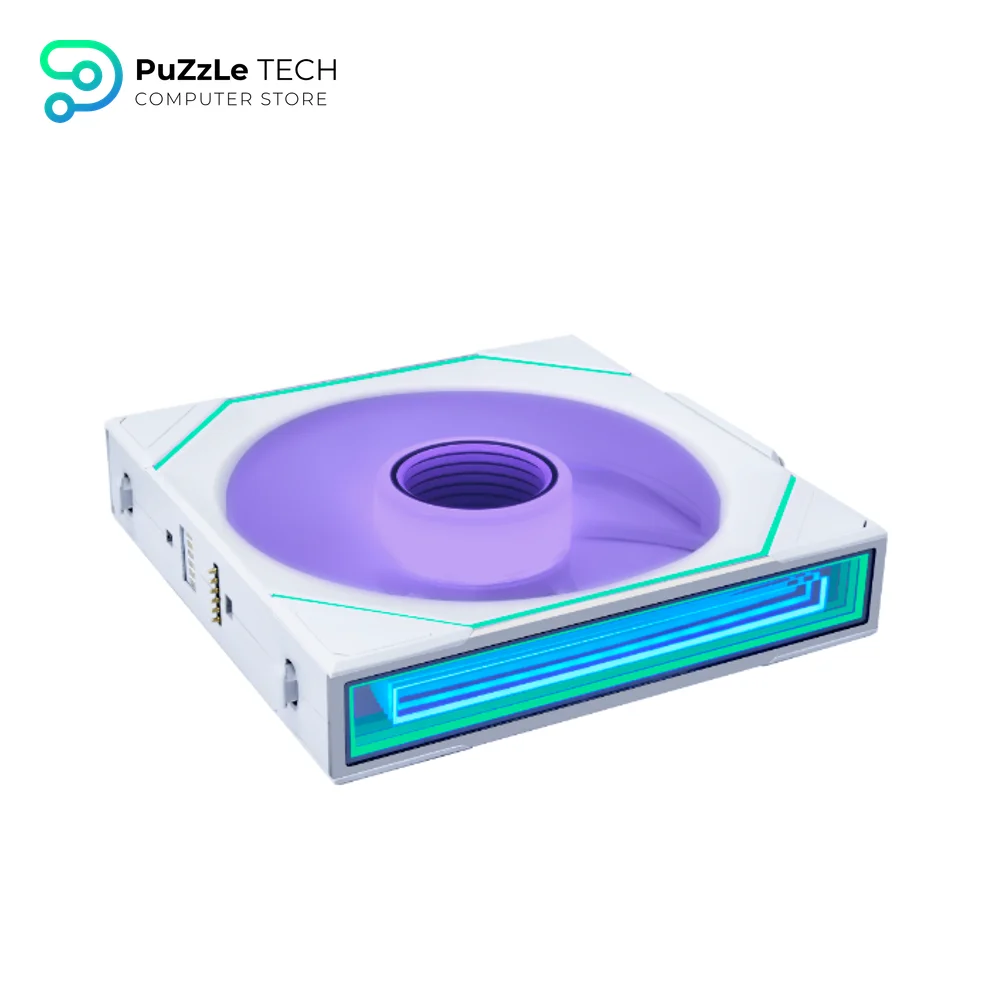 Lian Li UNI Fan SL Infinity Wireless 120 Reversed Blade ARGB White 3 Fans With 2.4 GHz Wireless Controller Fan 12