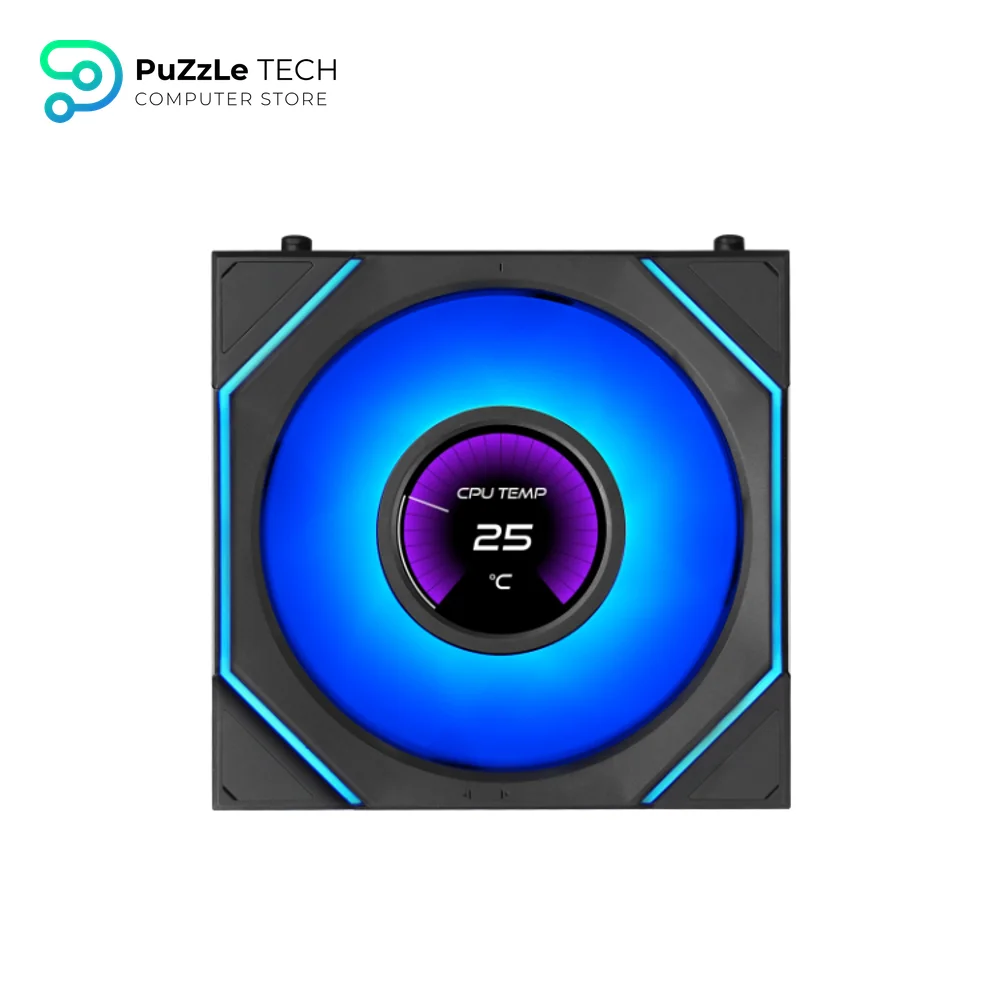 Lian Li UNI Fan SL INF LCD Flex 120MM RGB Black Fan