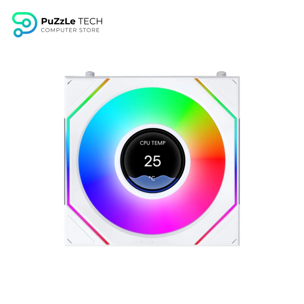 Lian Li UNI Fan SL INF LCD Flex 120MM RGB Reverse White Fan