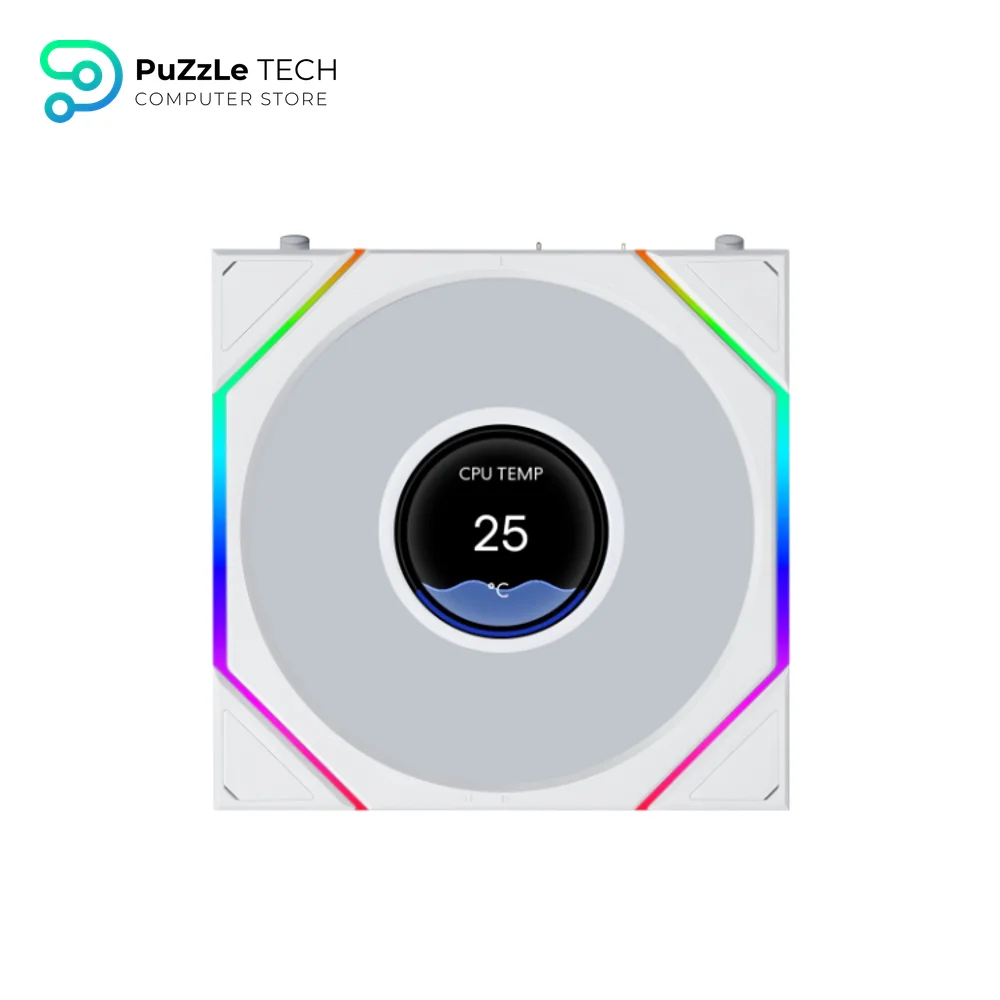 Lian Li UNI Fan TL LCD Flex 120MM RGB White Fan
