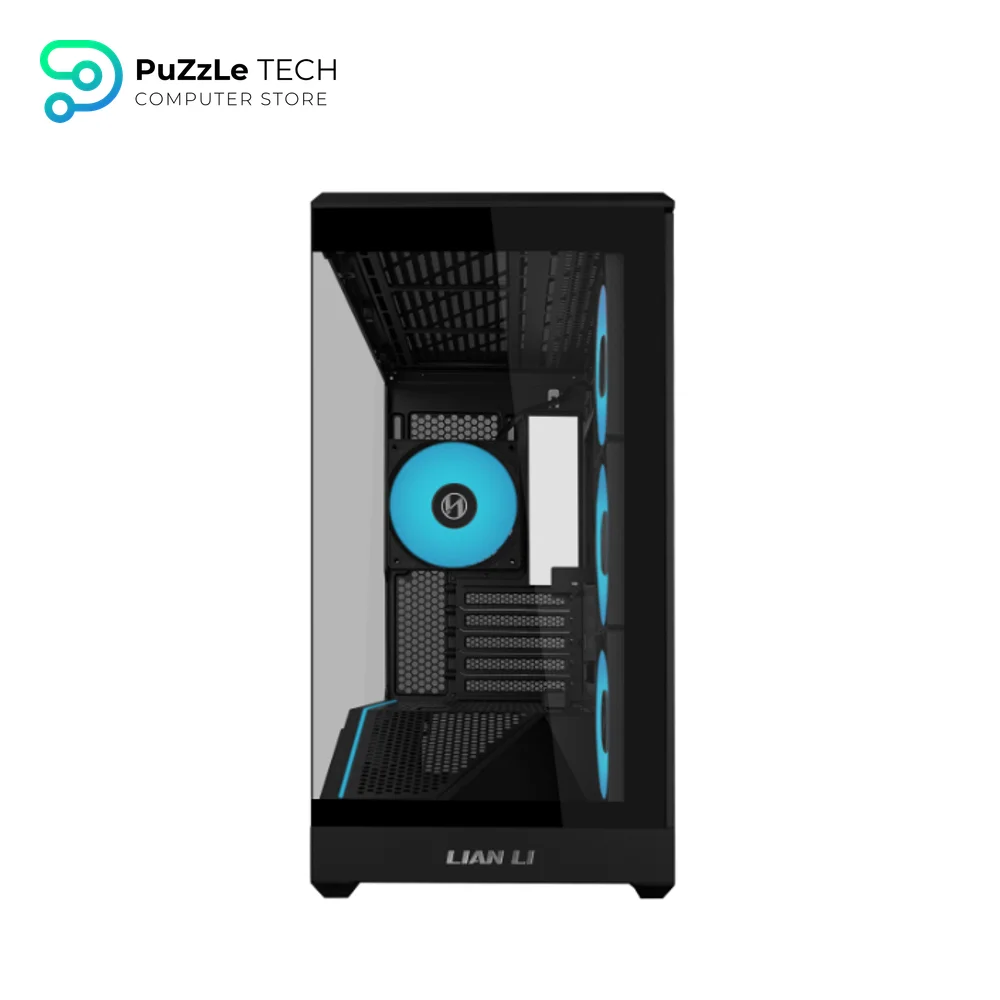 Lian Li Vector V100 Mini 4 Fan ARGB Type-C + RB750 750W 80 Plus Bronze ATX 3.1 modular SATA Black Micro Tower Gaming Case 14