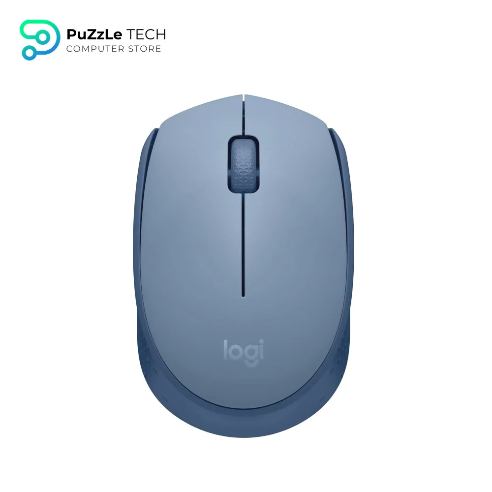 Logitech M171 Wireless Mouse - Compact and Ambidextrous Design - 2.4 GHz USB Receiver - Comfortable Fit for Laptops - PC - Mac - Blue