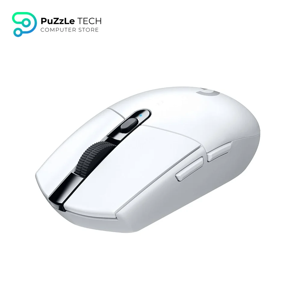 Logitech G305 LIGHTSPEED Wireless Gaming Mouse - Hero 12K Sensor - 12000 DPI - Lightweight - 6 Programmable Buttons - 250h Battery Life - On-Board Memory - PCMac - White 3