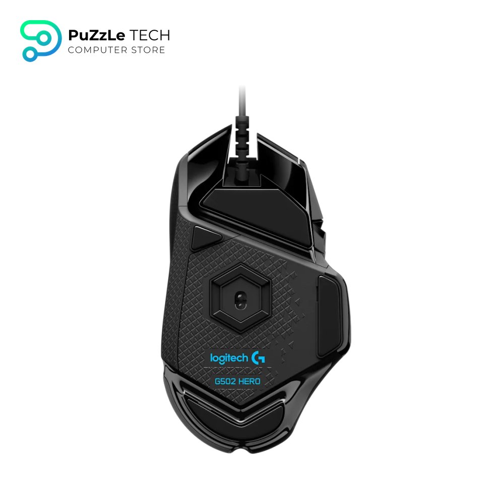 Logitech G502 HERO High Performance Wired Gaming Mouse - HERO 25K Sensor - 16000 DPI - RGB - Adjustable Weights - 11 Programmable Buttons - On-Board Memory - PCMac - Black 3