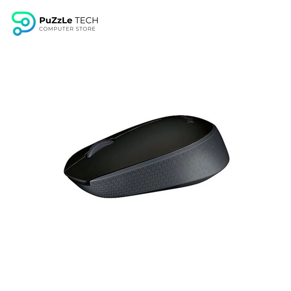 Logitech M171 Wireless Mouse - Compact and Ambidextrous Design - 2.4 GHz USB Receiver - Comfortable Fit for Laptops - PC - Mac - Black 3