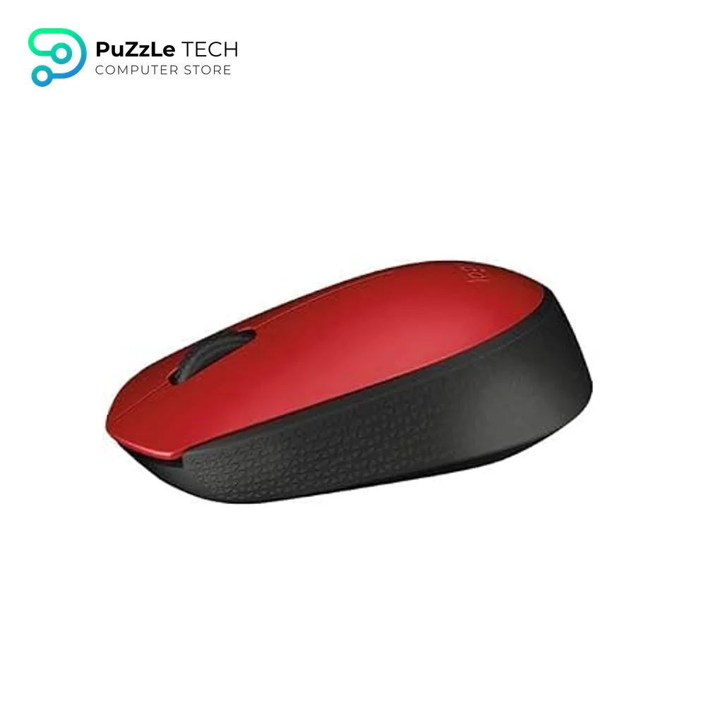 Logitech M171 Wireless Mouse - Compact and Ambidextrous Design - 2.4 GHz USB Receiver - Comfortable Fit for Laptops - PC - Mac - Red 2