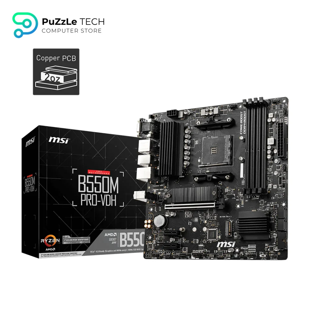 MSI B550M PRO-VDH ProSeries Motherboard