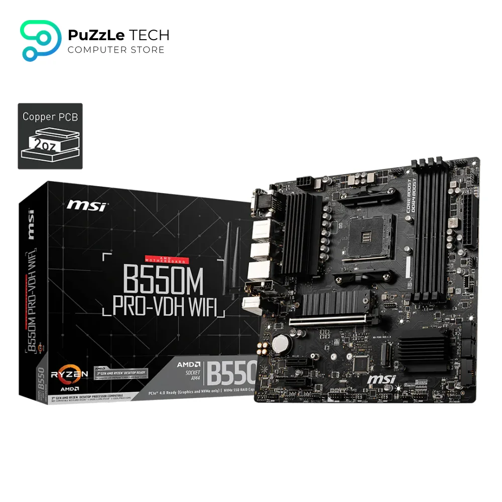 MSI B550M PRO-VDH WiFi ProSeries Motherboard