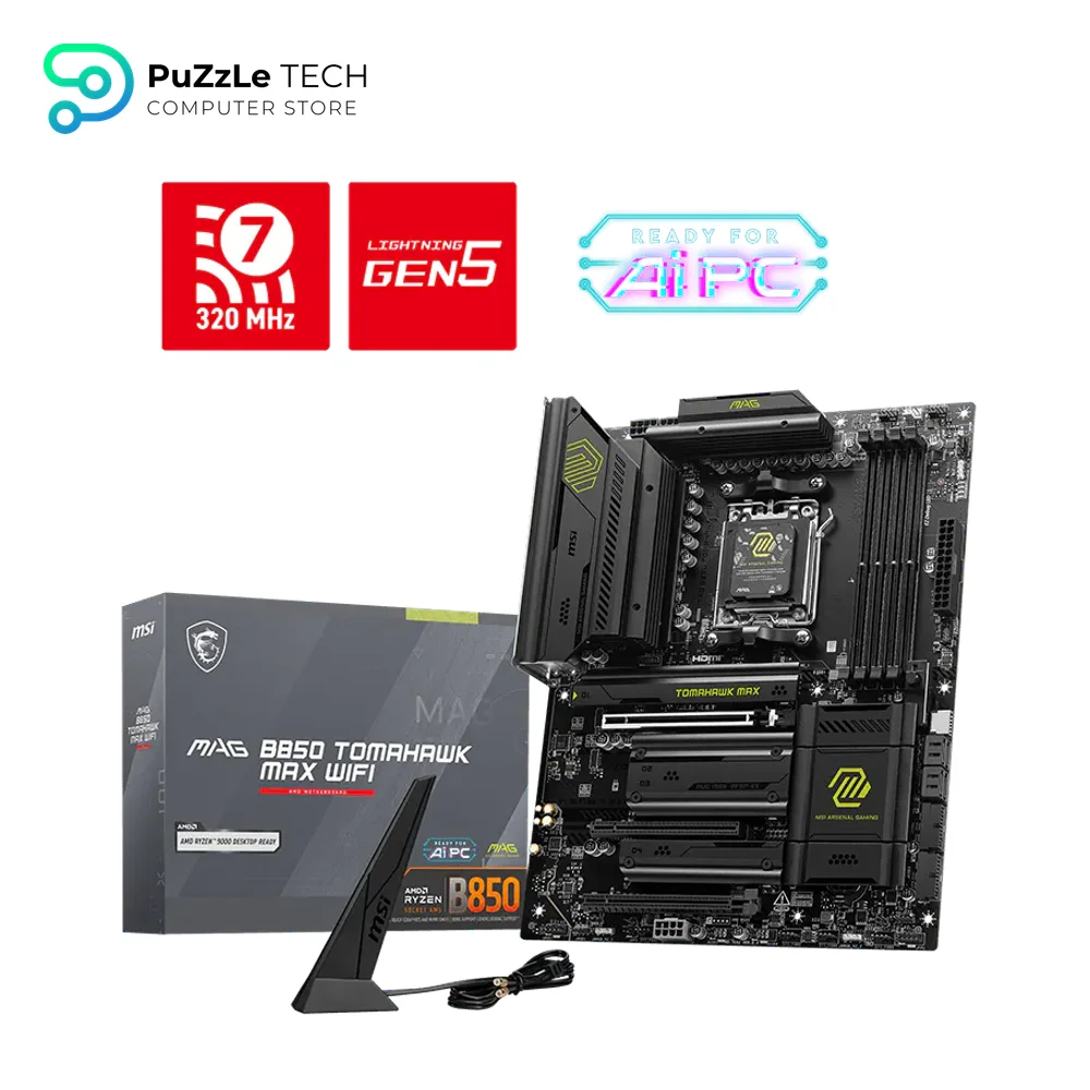 MSI MAG B850 TOMAHAWK MAX WIFI AM5 ATX Motherboard
