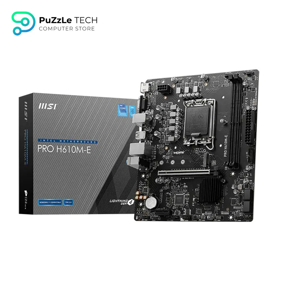 MSI Pro H610M-E DDR5 Motherboard