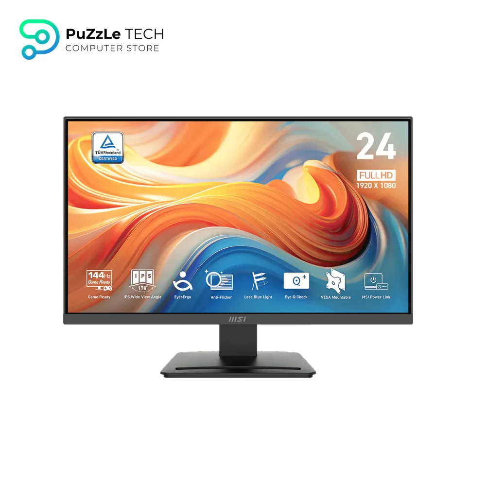 MSI PRO MP243L E14 23.8 FHD Monitor - IPS Panel & 144Hz Refresh - 1ms MPRT Response - AMD FreeSync & 102% sRGB Color Accuracy