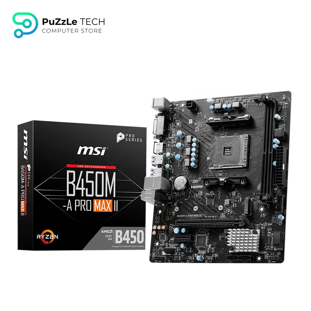 MSI-B450M-A PRO-MAX II AMD Motherboard