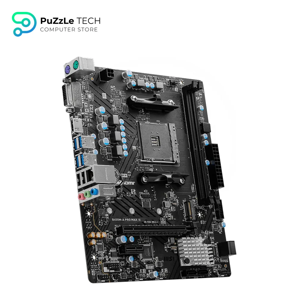 MSI-B450M-A PRO-MAX II AMD Motherboard 4