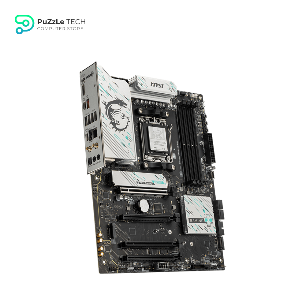 MSI B850 GAMING PLUS WIFI Motherboard, ATX - Supports AMD Ryzen 9000/8000 / 7000 Processors AM5 - DDR5 Memory Boost 8200+ MT/s (OC) - PCIe 5.0 x16 & 4.0 x16 - M.2 Gen5 - Wi-Fi 7 - 5G LAN 4