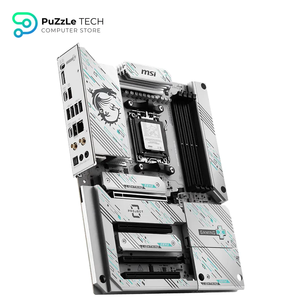 MSI B850 GAMING PLUS WIFI PZ AMD AM5 DDR5 ATX Motherboard 3