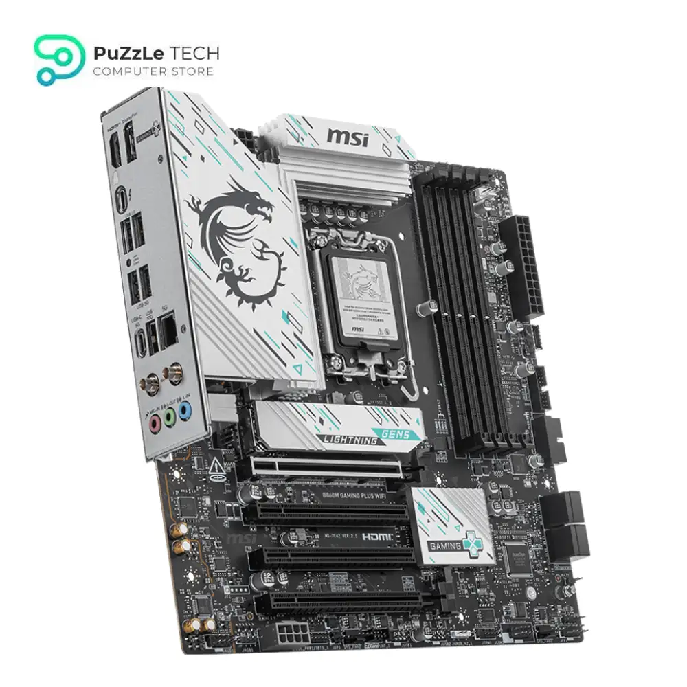 MSI B860M GAMING PLUS LGA1851 DDR5 Wi-Fi 7 Motherboard 4