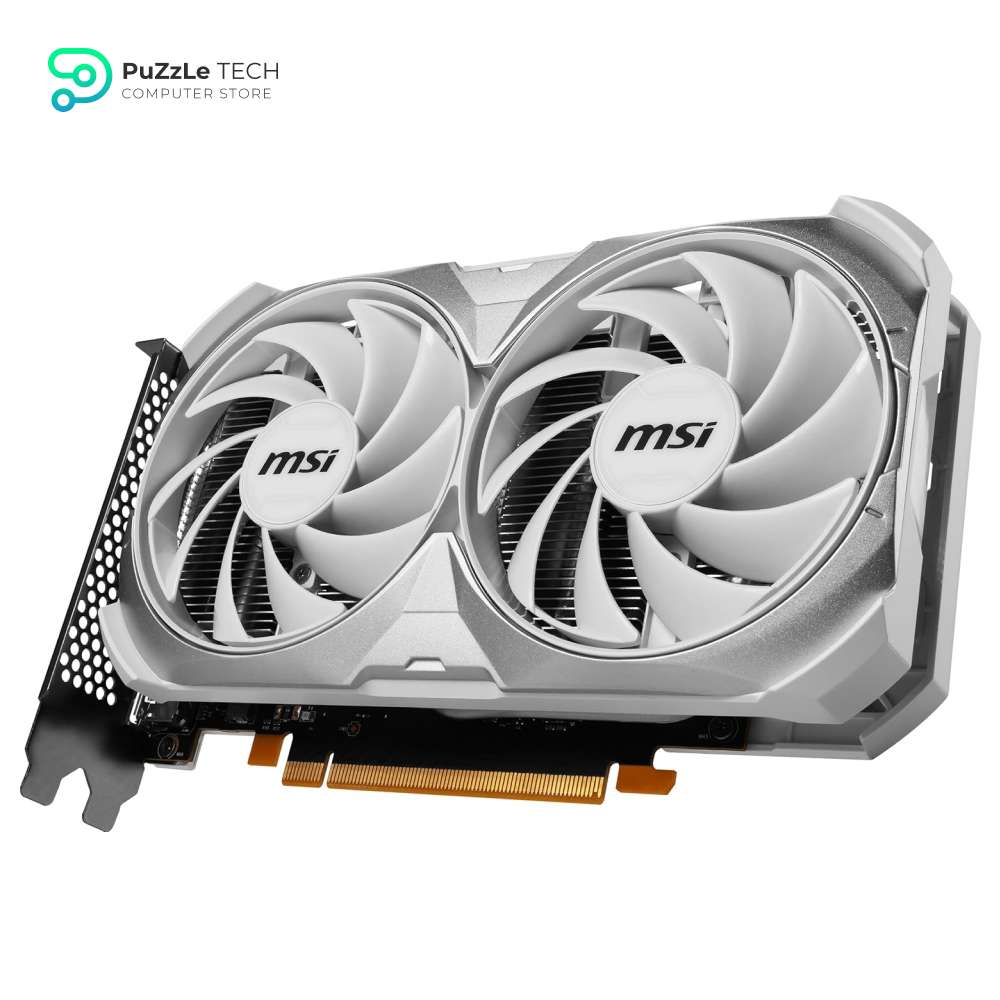 MSI GeForce RTX 4060 Ventus 2X WHITE OC 8GB GDDR6 Graphics Card 3