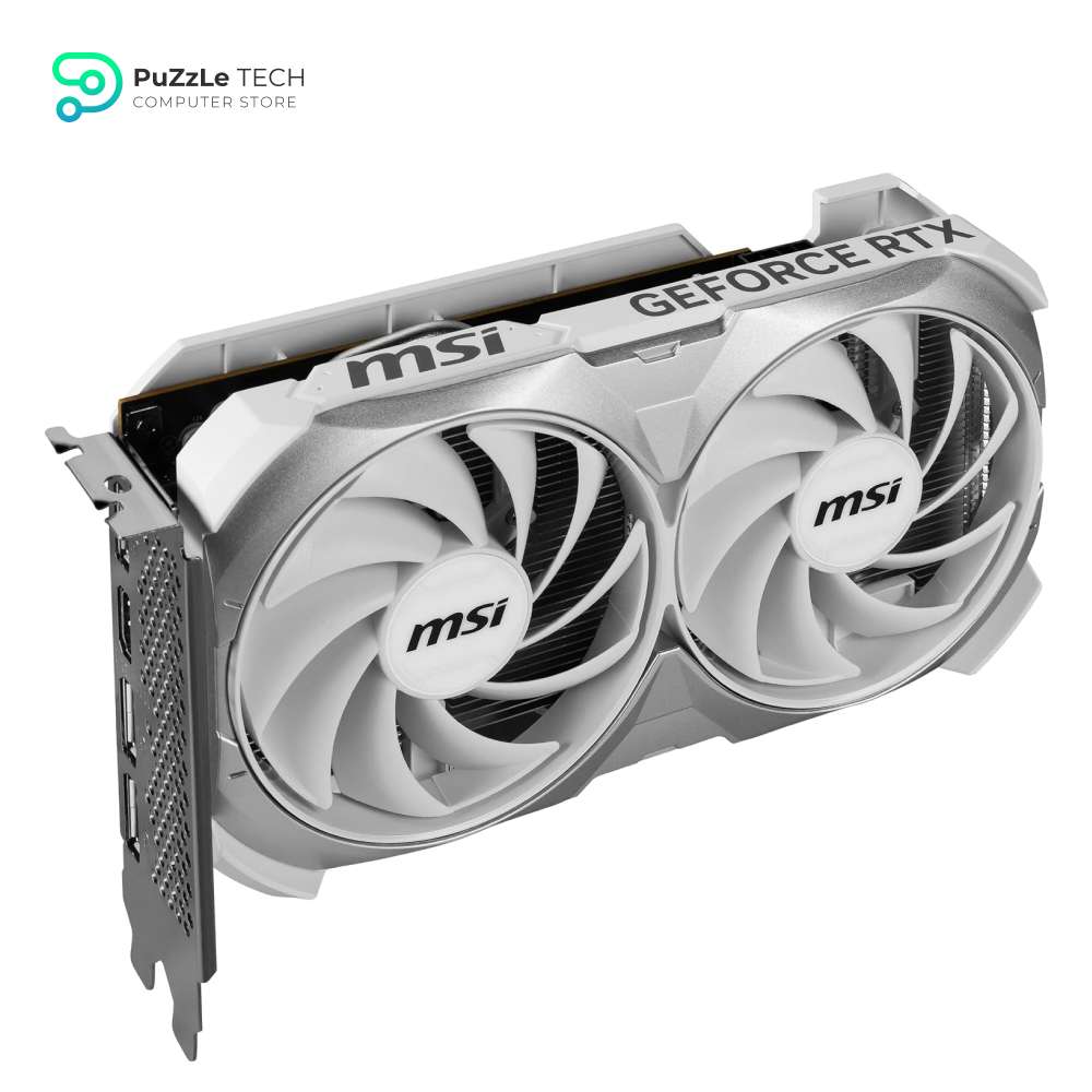 MSI GeForce RTX 4060 Ventus 2X WHITE OC 8GB GDDR6 Graphics Card 4