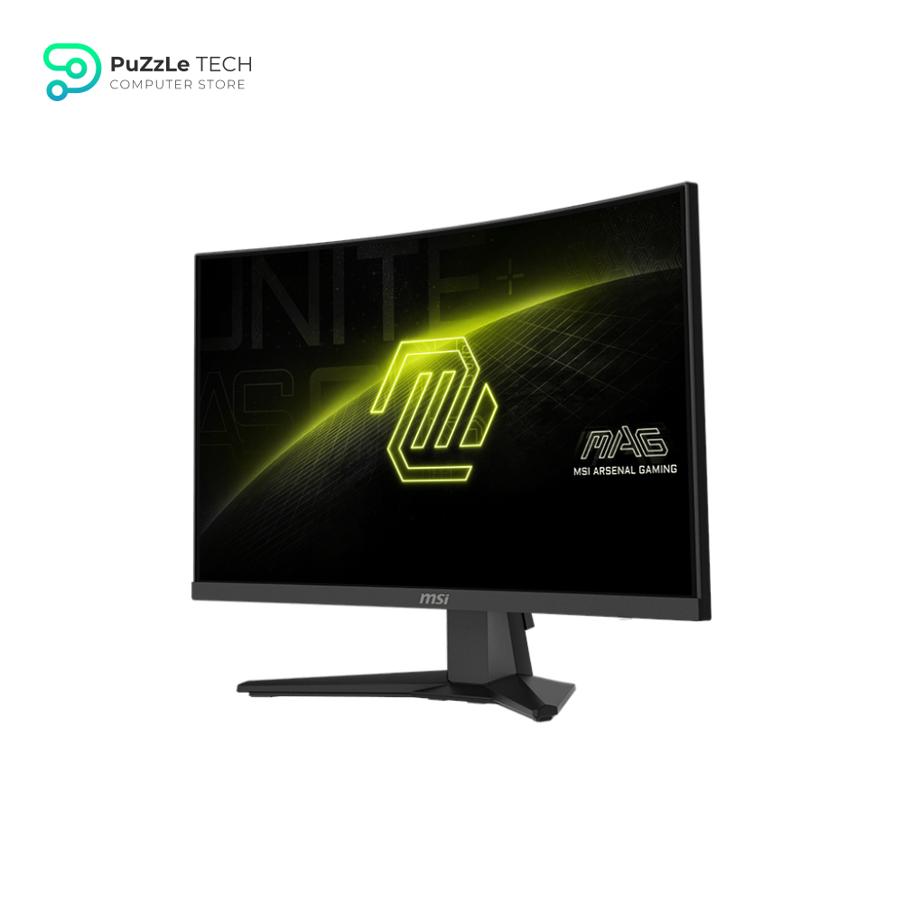 MSI MAG 244C 24-inch 1920 x 1080 (FHD) Gaming Monitor - 180Hz - Adaptive-Synch - HDMI - DisplayPort - VESA Mountable - Tilt - Height Adjustable - Speaker - 1ms - Black