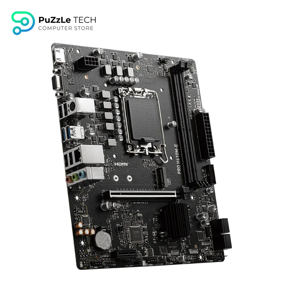 MSI Pro H610M-E DDR5 Motherboard 4