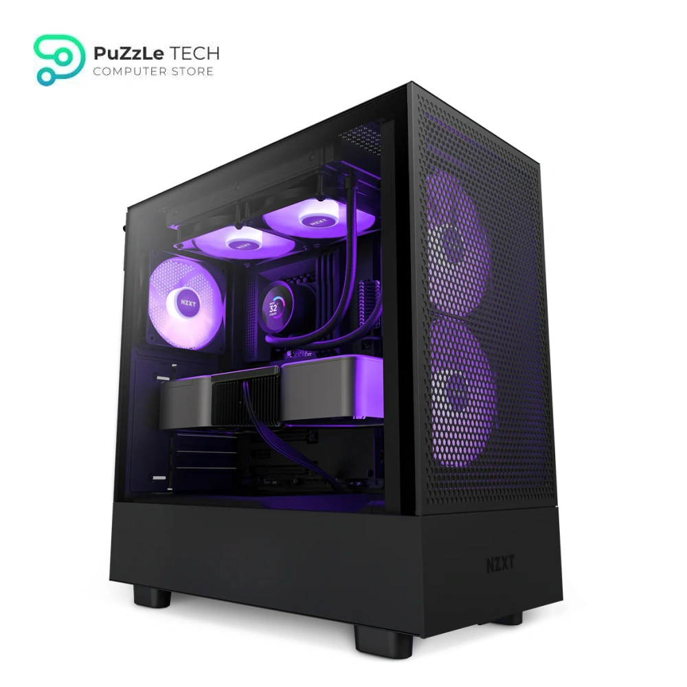 NZXT Kraken 240 RGB - 240mm AIO CPU Liquid Cooler - Customizable 1.54 Square LCD Display for Images - Performance Metrics - High-Performance Pump - 2 x F120 RGB Core Fans - Black 6