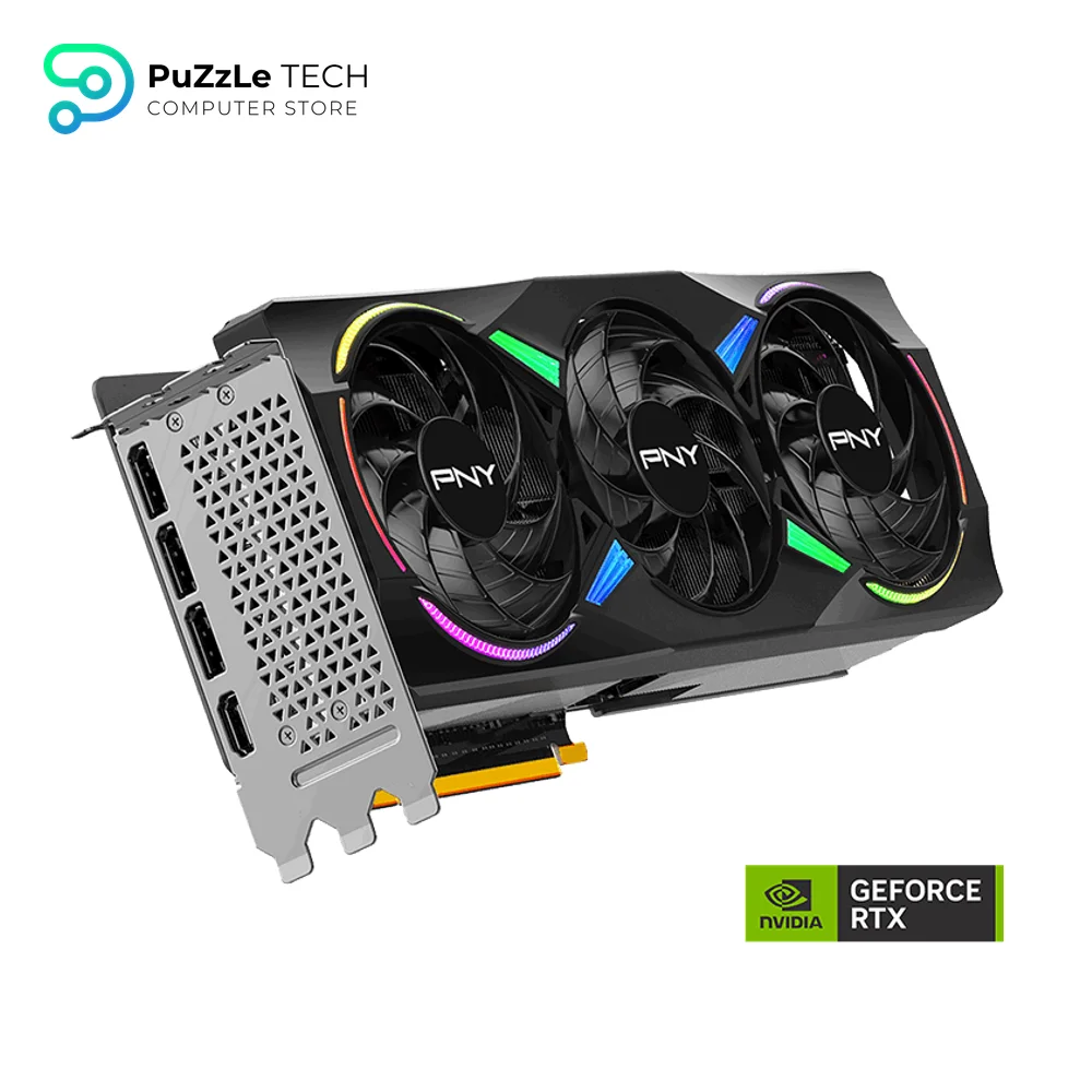 PNY GeForce RTX 5070 Ti 16GB GDDR7 EPIC-X RGB Overclocked Triple Fan Plus 3