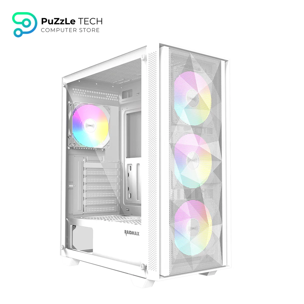 RAIDMAX V217 Mesh Air ATX Mid White Case
