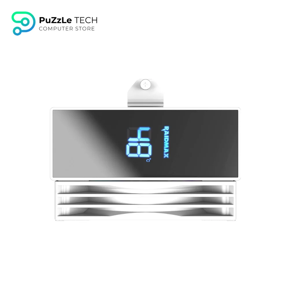 RAIDMAX AM1204 DIGITAL ARGB 120mm WHITE AIR