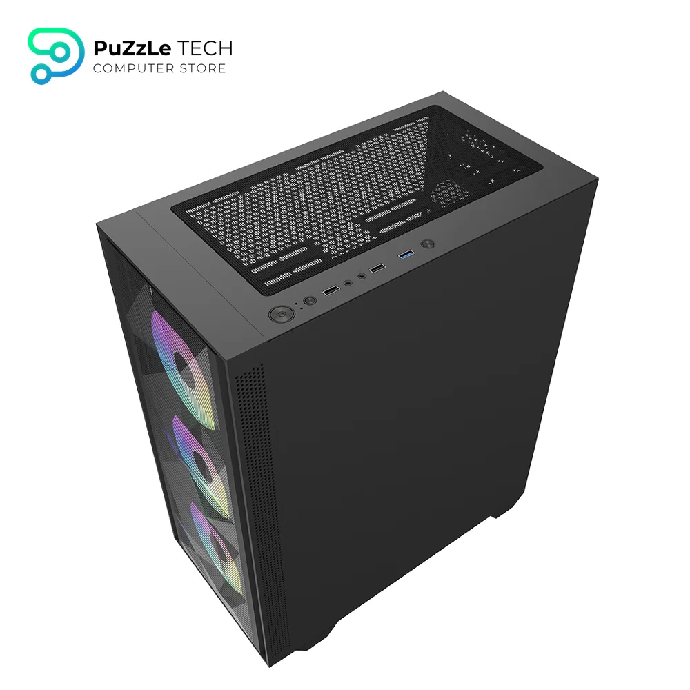 RAIDMAX V217 Mesh Air ATX Mid Black Case 3