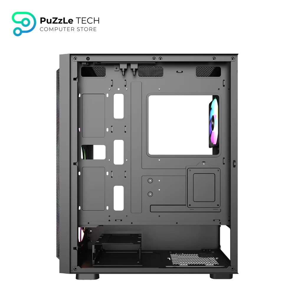 RAIDMAX V219 ATX Mid Tower Gaming Black ARGB Case 5