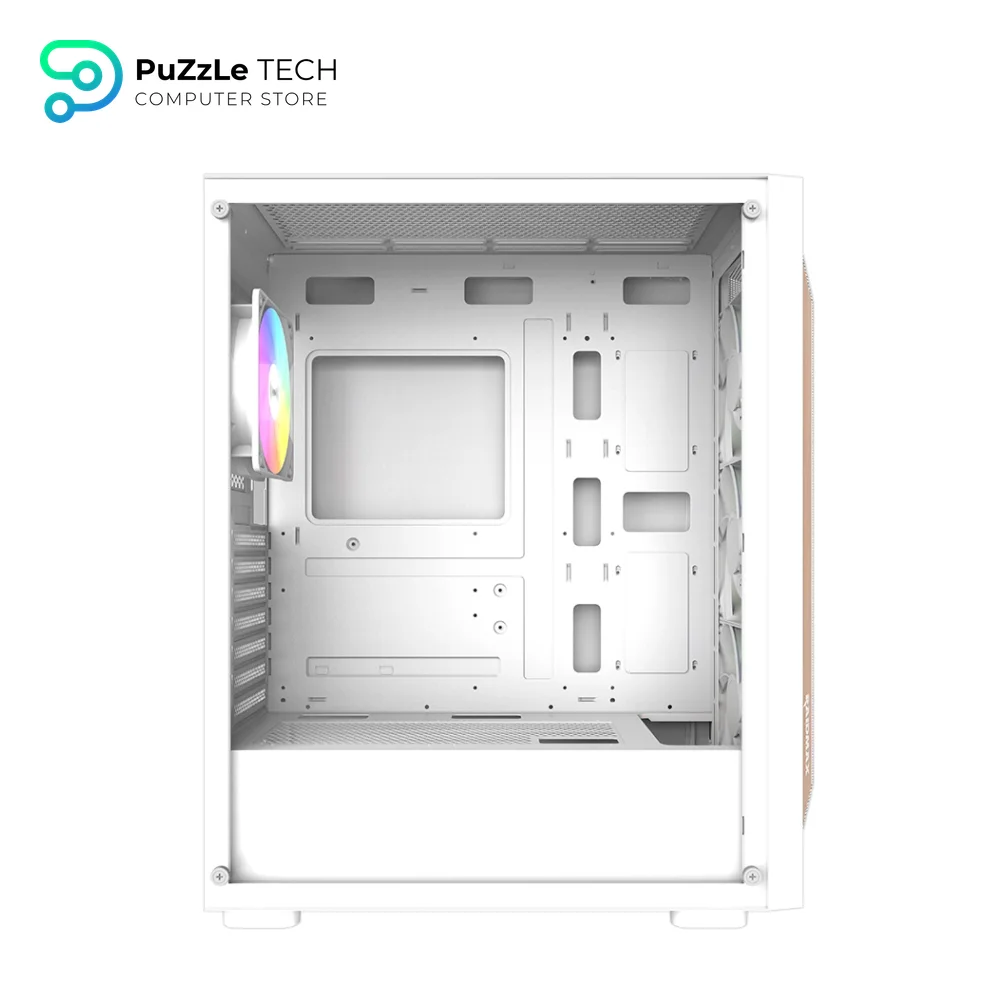 RAIDMAX V219 ATX Mid Tower Gaming White ARGB Case