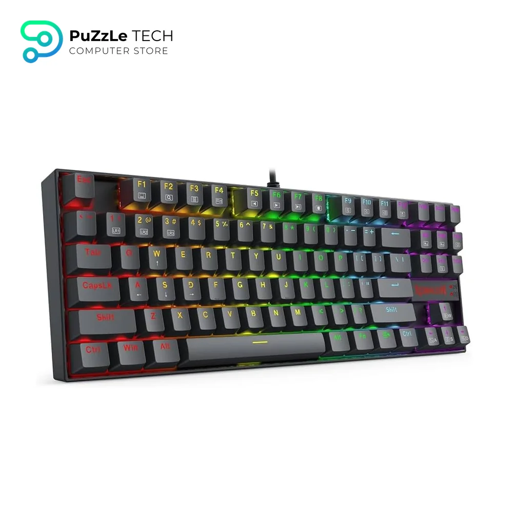Redragon K552-KR-UK RAINBOW Red Switch Wired Mechanical Gaming Keyboard