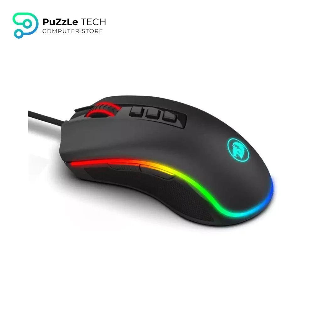 Redragon M711-2 Cobra RGB Gaming Mouse - 12400 DPI - Black