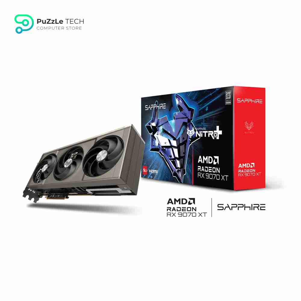 SAPPHIRE NITRO+ AMD RADEON RX 9070 XT GAMING OC 16GB GDDR6 Graphics Card 8