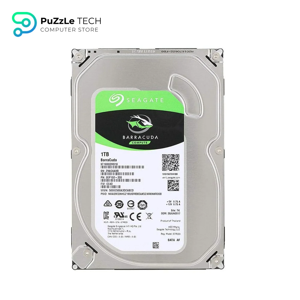 Seagate BarraCuda 1TB SATA III 2.5 Hard Drive 5400RPM RPM 128MB Cache for Laptop ST1000LM048