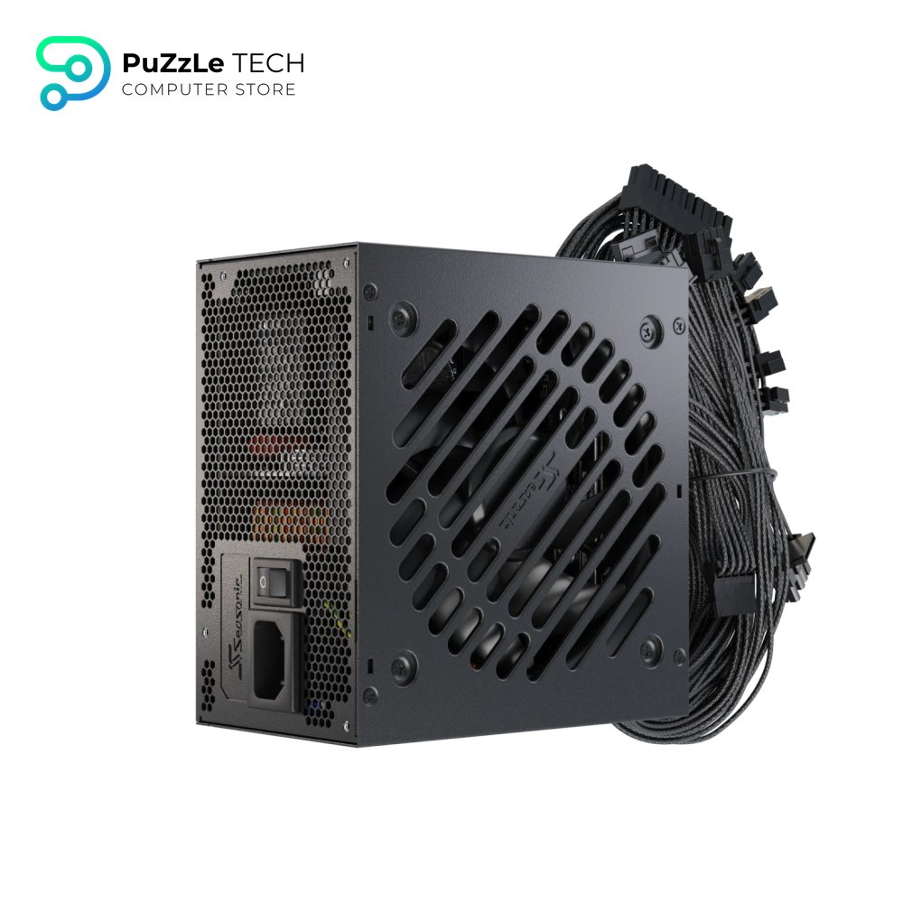 Seasonic Core BC-750 ATX3 750W ATX 3.1 80 Plus Bronze Braided Cables Hydro Dynamic Bearing Fan Power Supply