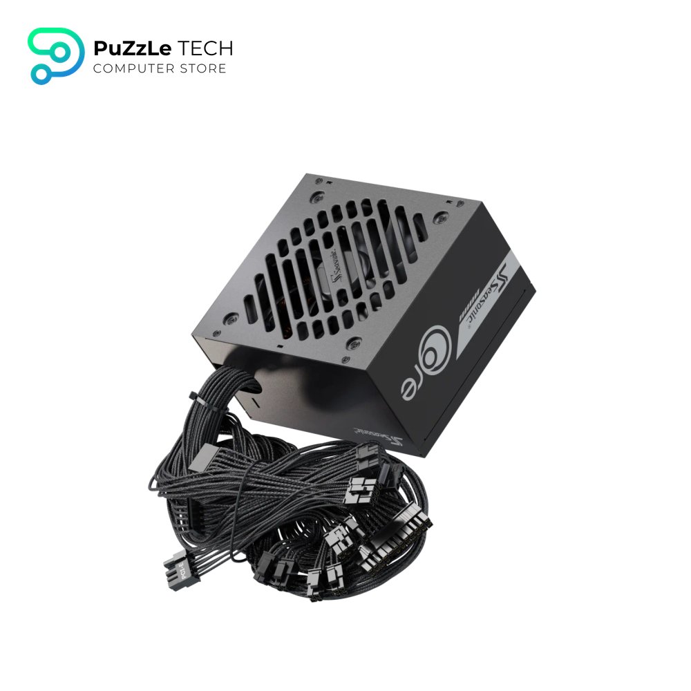 Seasonic Core BC-850 ATX3 850W ATX 3.1 80 Plus Bronze Braided Cables Hydro Dynamic Bearing Fan Power Supply 5