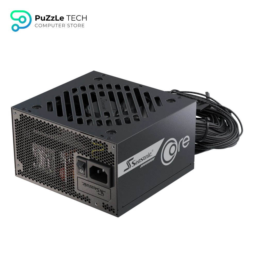 Seasonic Core GC-750 ATX3 750W ATX 3.1 80 Plus Gold Braided Cables Hydro Dynamic Bearing Fan Power Supply 3