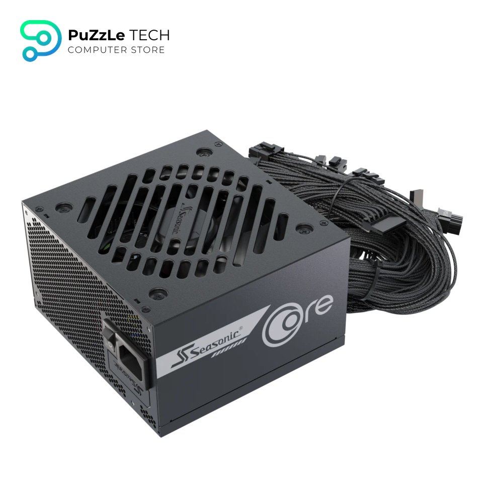 Seasonic Core GC-750 ATX3 750W ATX 3.1 80 Plus Gold Braided Cables Hydro Dynamic Bearing Fan Power Supply 4