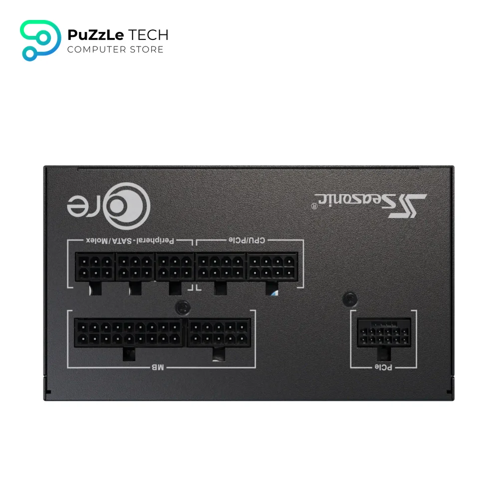 Seasonic Core GX-750 ATX3 750W Atx 3.1 80 Plus Gold Cybenetics Platinum Fully Modular Hydro Dynamic Bearing Fan Power Supply 4