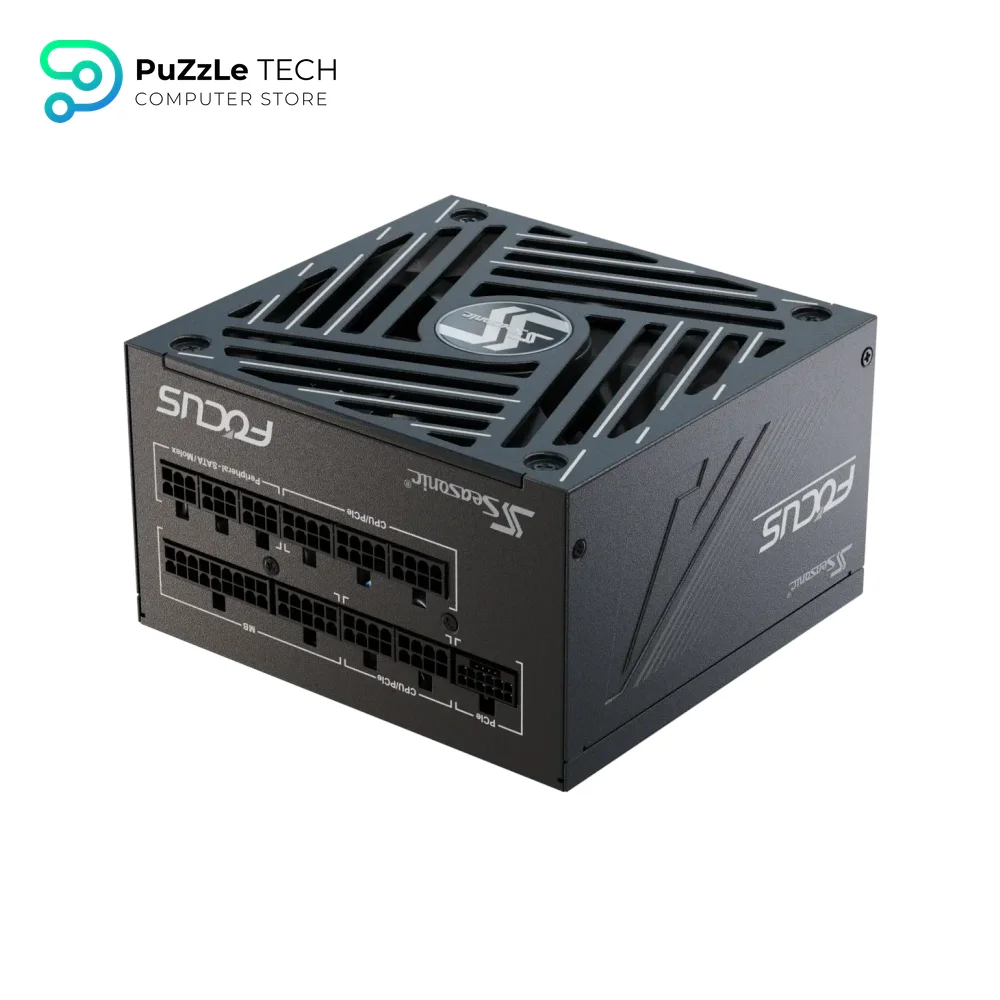 Seasonic Focus GX-1000 ATX3 1000W ATX 3.1 80 Plus Gold Fully Modular Hybrid Fan Power Supply