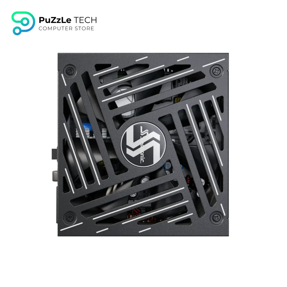Seasonic Focus GX-1000 ATX3 1000W ATX 3.1 80 Plus Gold Fully Modular Hybrid Fan Power Supply 3
