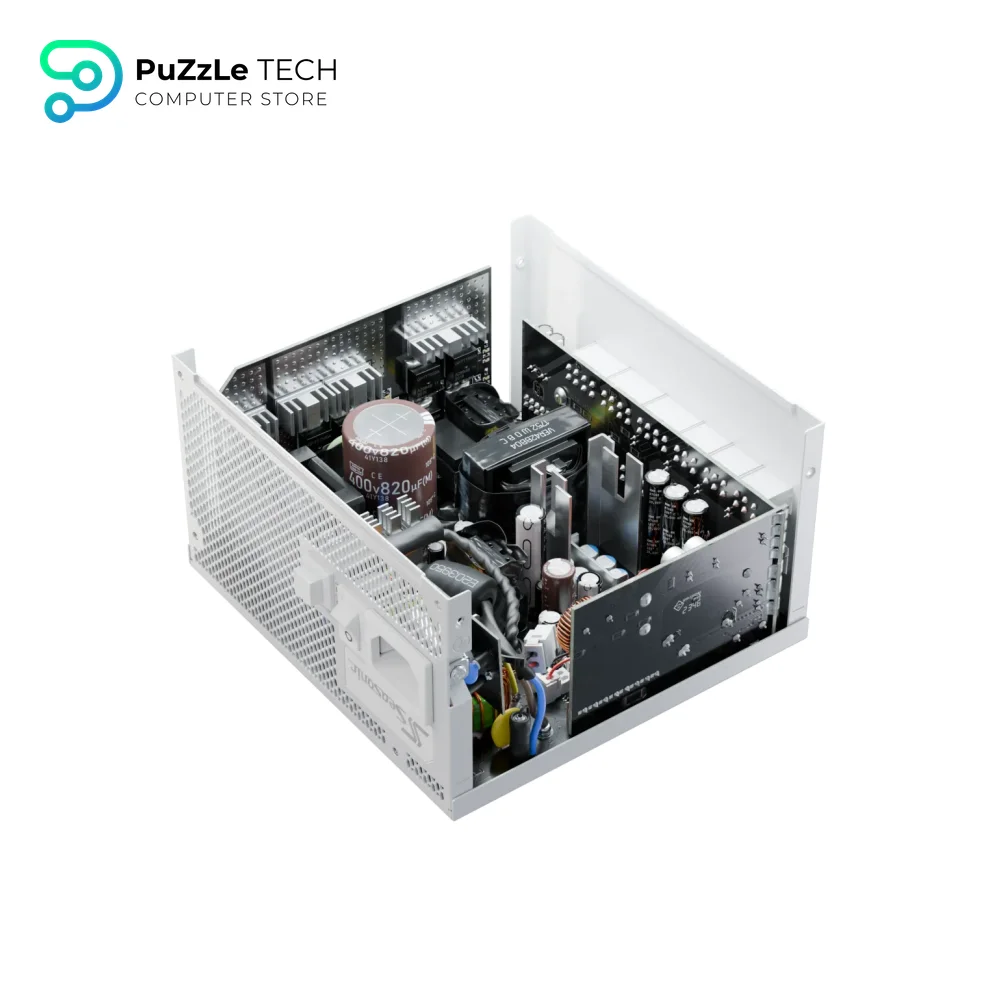 Seasonic Focus GX-1000 ATX3 1000W Atx 3.1 80 Plus Gold Fully Modular Hybrid Fan White Power Supply 8
