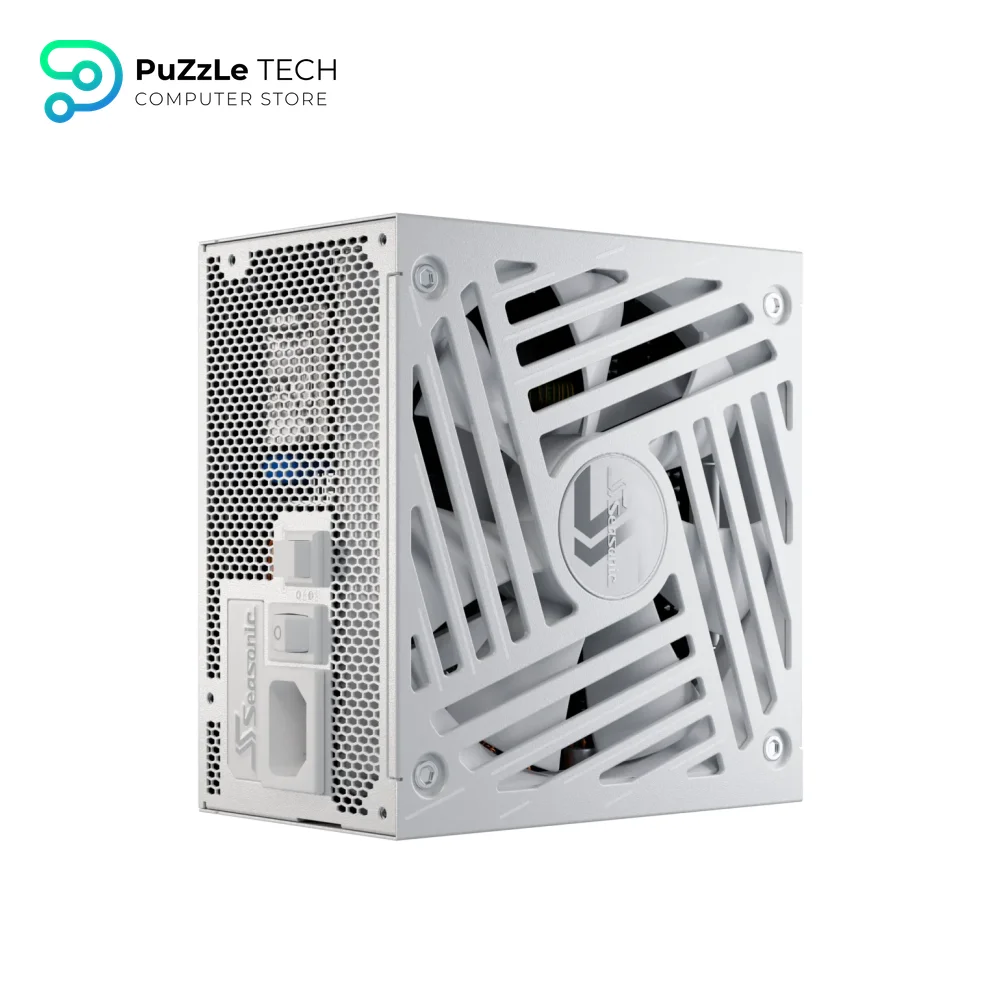 Seasonic Focus GX-1000 ATX3 1000W Atx 3.1 80 Plus Gold Fully Modular Hybrid Fan White Power Supply 6