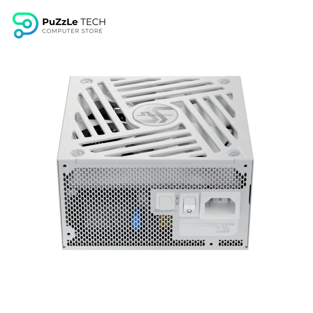 Seasonic Focus GX-1000 ATX3 1000W Atx 3.1 80 Plus Gold Fully Modular Hybrid Fan White Power Supply 5