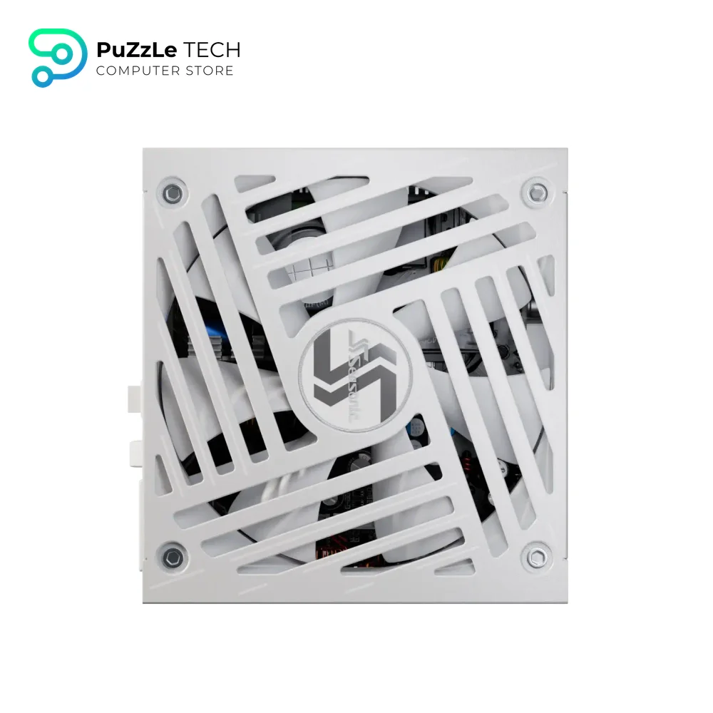 Seasonic Focus GX-1000 ATX3 1000W Atx 3.1 80 Plus Gold Fully Modular Hybrid Fan White Power Supply 4