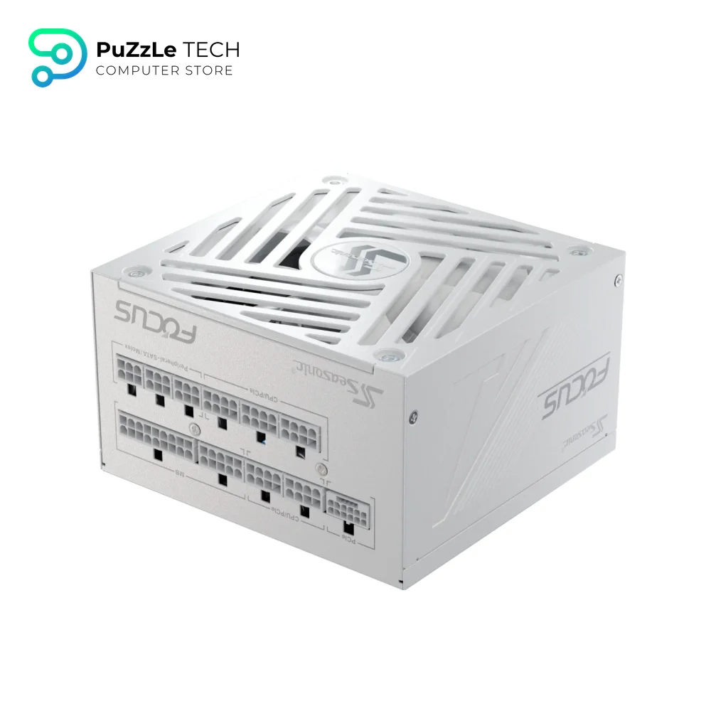 Seasonic Focus GX-850 ATX3 850W Atx 3.1 80 Plus Gold Fully Modular Hybrid Fan White Power Supply
