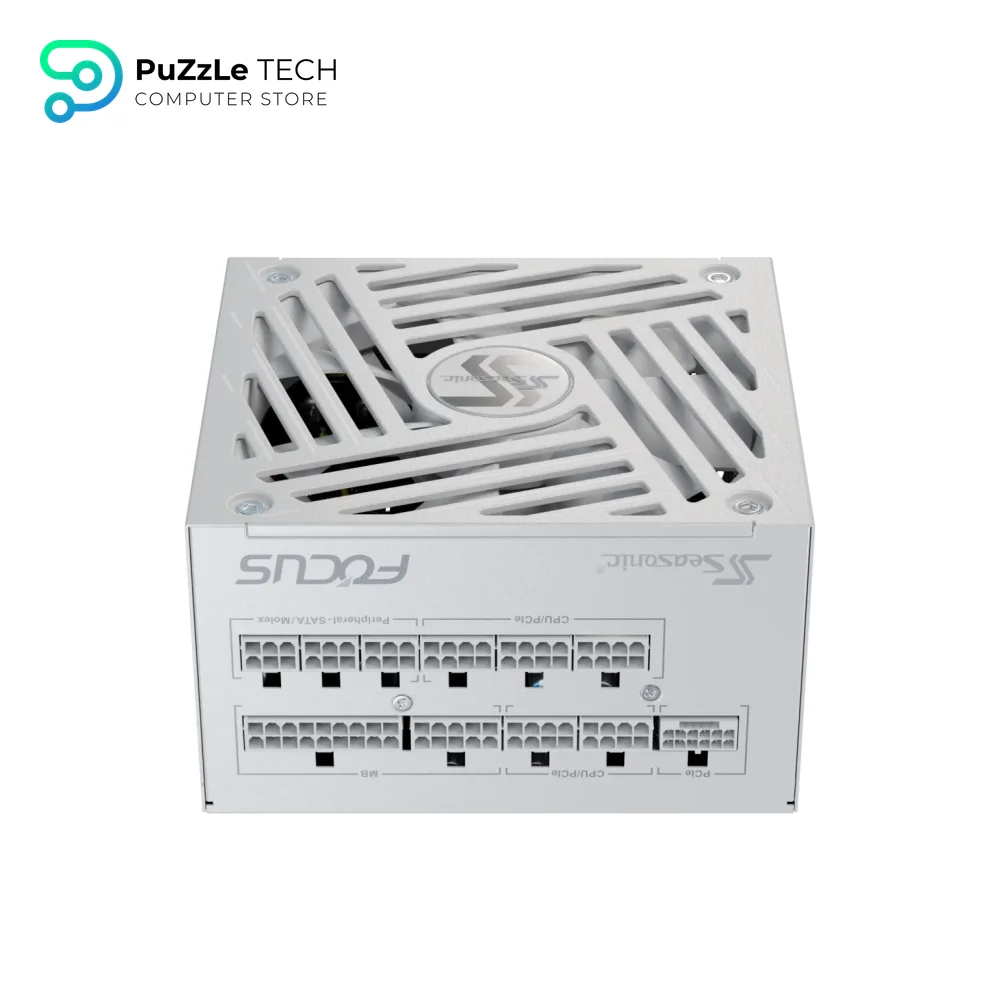 Seasonic Focus GX-850 ATX3 850W Atx 3.1 80 Plus Gold Fully Modular Hybrid Fan White Power Supply 4