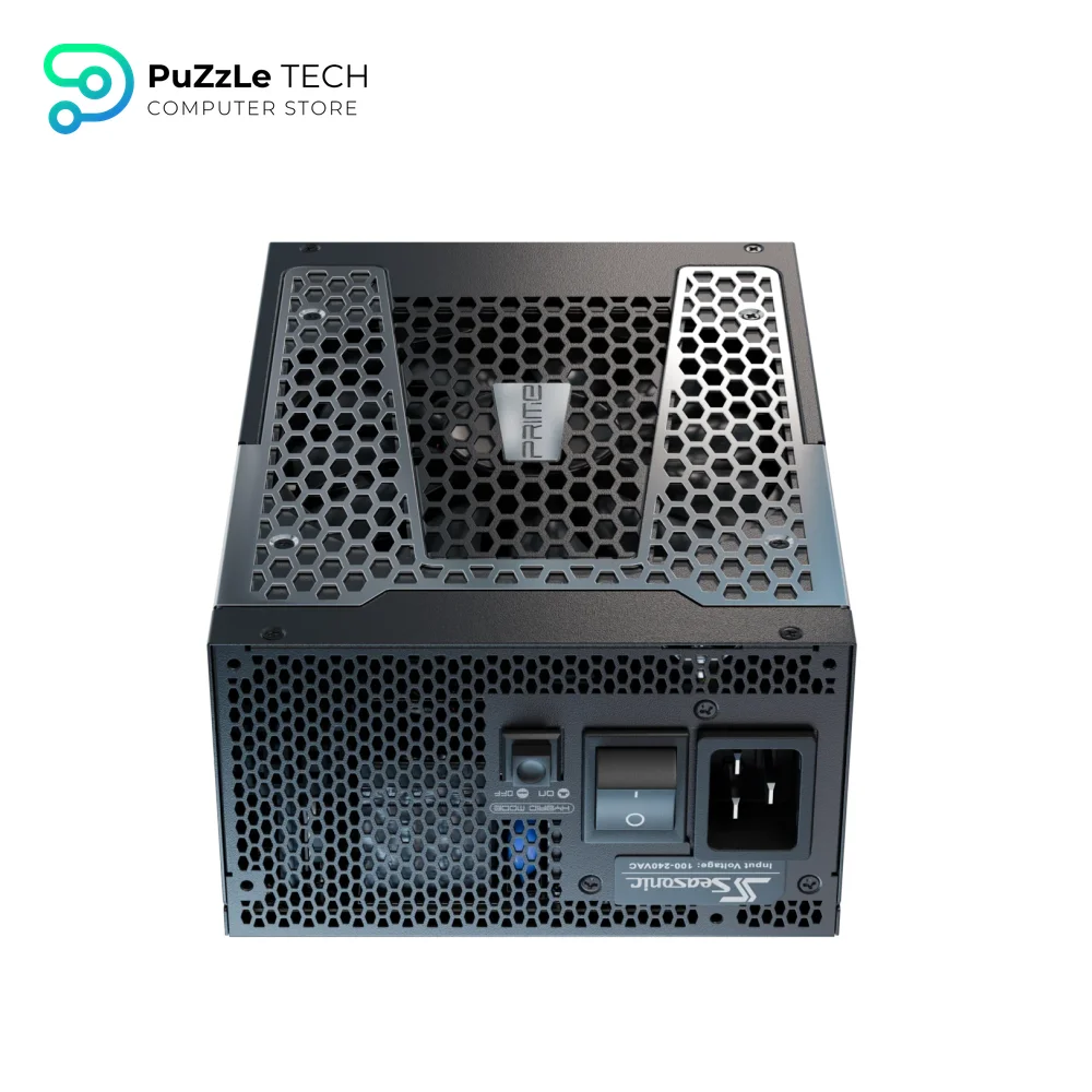 Seasonic Prime PX-1600 1600W ATX 3.1 80 Plus Platinum Fully Modular Hybrid Fan Power Supply 6