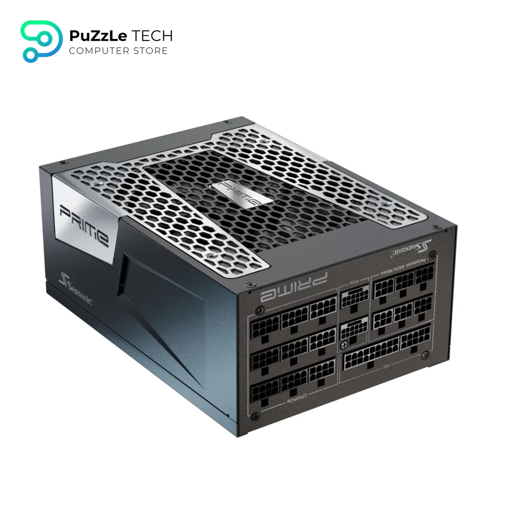 Seasonic Prime PX-1600 1600W ATX 3.1 80 Plus Platinum Fully Modular Hybrid Fan Power Supply 3